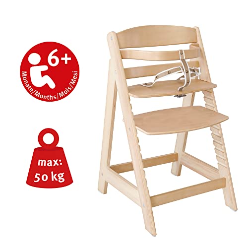 roba Treppenhochstuhl Sit Up III aus Holz – Natur
