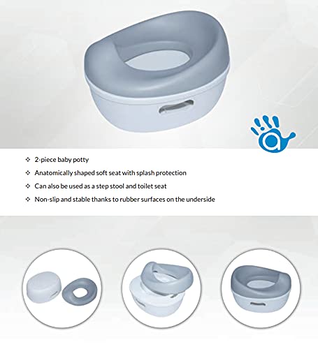 Altabebe 2-in-1 Kindertöpfchen-Set AL1801 – Weiss