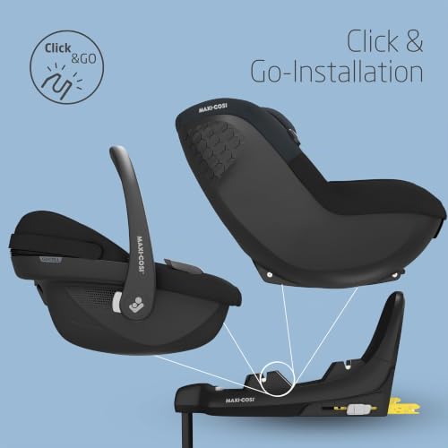 Maxi-Cosi Kindersitz-Set FamilyFix S, Pebble S & Pearl S i-Size – Tonal Graphite