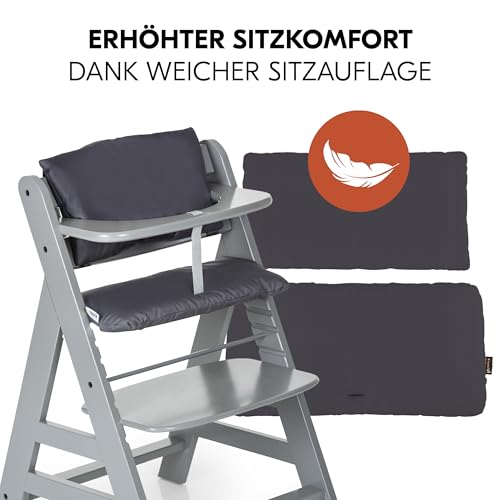 Hauck Alpha+ Newborn Set Deluxe Treppenhochstuhl – Grau