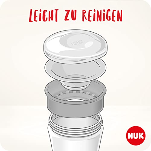 NUK Magic Cup Trinklernbecher aus Edelstahl, 230 ml – Blau