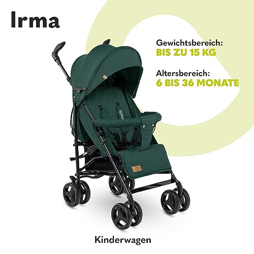 Lionelo Buggy Irma mit Liegefunktion – Green Forest
