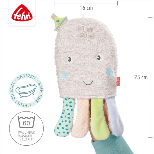 Fehn Waschhandschuh Oktopus – Tiermotiv
