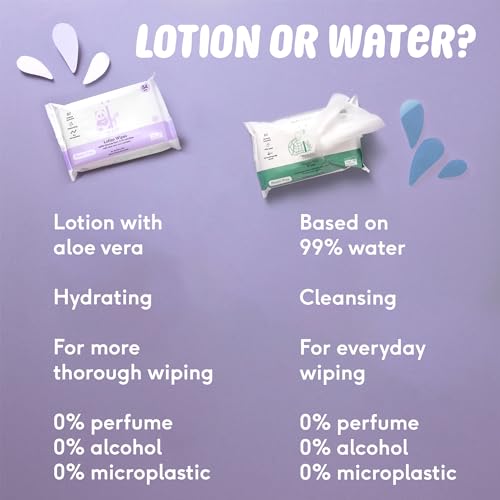 Naïf Water Wipes Feuchttücher, plastikfrei – 432 Stück