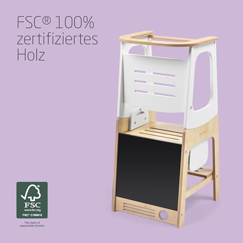 Maxi-Cosi Toucan 3-in-1-Lernturm aus Holz – Natürliches Holz