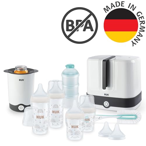 NUK Perfect Match Fütterset mit Vario Express-Sterilisator – 8-teilig