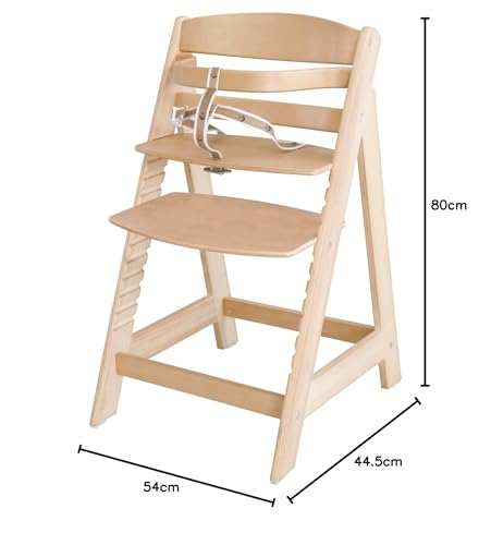 roba Treppenhochstuhl Sit Up III aus Holz – Natur