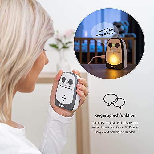 Reer Cosmo Babyphone mit Gegensprechfunktion – Weiss, 600 m