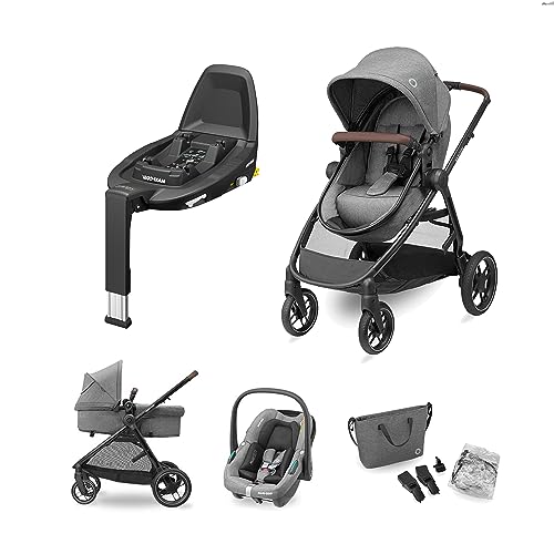 Maxi-Cosi Zelia S Trio + FamilyFix3 Bundle