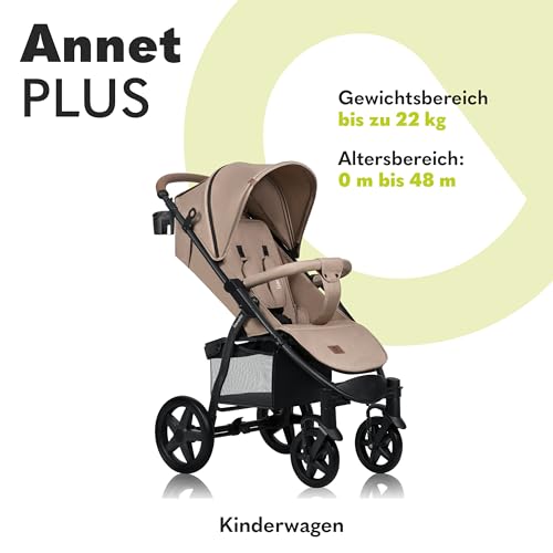 Lionelo Buggy ANNET PLUS geländetauglich – Beige