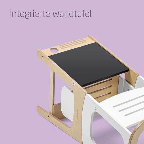 Maxi-Cosi Toucan 3-in-1-Lernturm aus Holz – Natürliches Holz