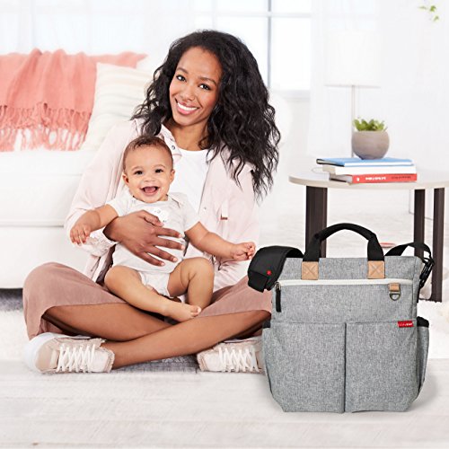 Skip Hop Wickeltasche Dash Signature – Heather Grey