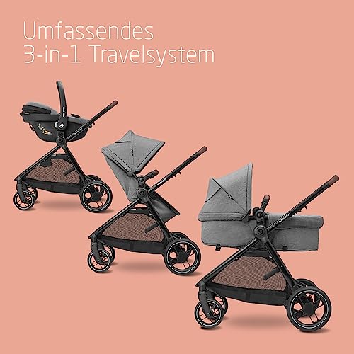 Maxi-Cosi Zelia S Trio 3-in-1 Kinderwagen-Set – Grau