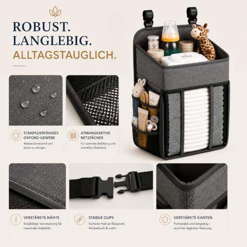 Altabebe Hänge-Windelorganizer AL1200 – Grau