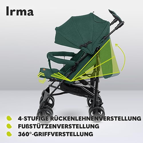 Lionelo Buggy Irma mit Liegefunktion – Green Forest