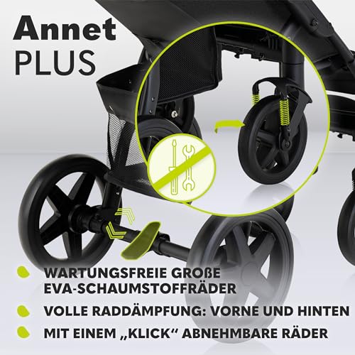 Lionelo Buggy ANNET PLUS geländetauglich – Beige