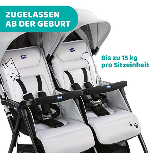 Chicco OHlalà Twin Zwillingsbuggy – Grau