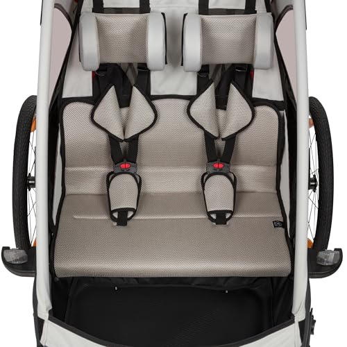 Lionelo CAMA Kinderanhänger 2-in-1 – Stein grau