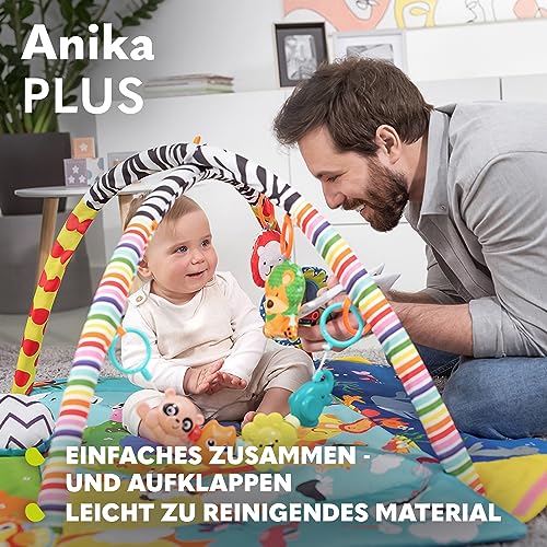 Lionelo Anika Plus Spielmatte mit Spielbogen – Mehrfarbig