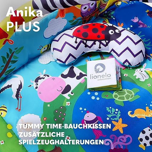 Lionelo Anika Plus Spielmatte mit Spielbogen – Mehrfarbig
