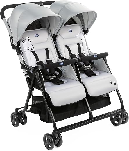 Chicco OHlalà Twin Zwillingsbuggy – Grau