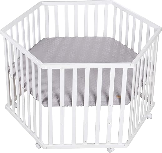 roba Style Laufstall – Hexagonal, Grau