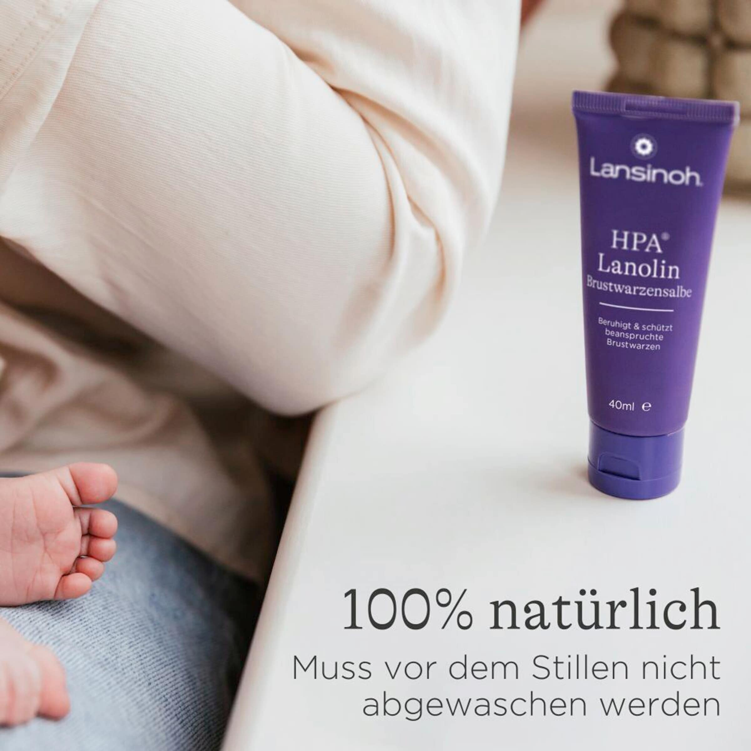 Lansinoh HPA Lanolin Brustwarzensalbe – 40 ml