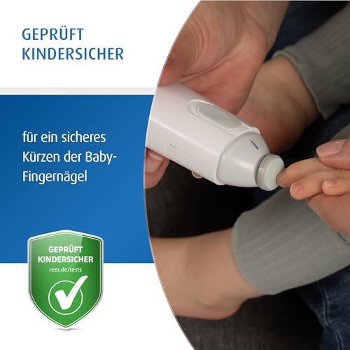 Reer elektrische Nagelfeile Baby Care – 5 Aufsätze