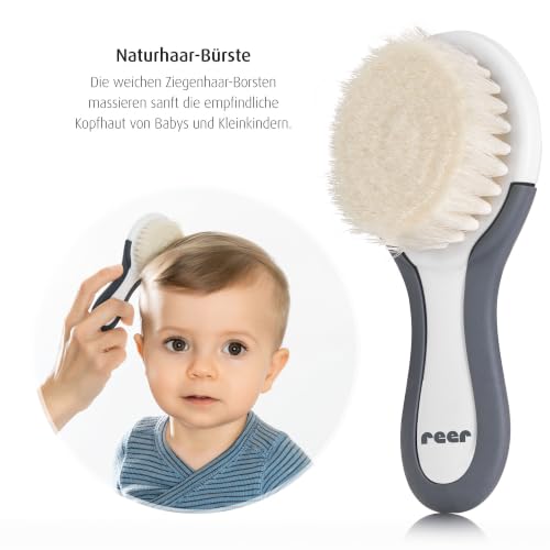 Reer BabyCare Haarpflege-Set mit Ziegenhaar – 2-teilig