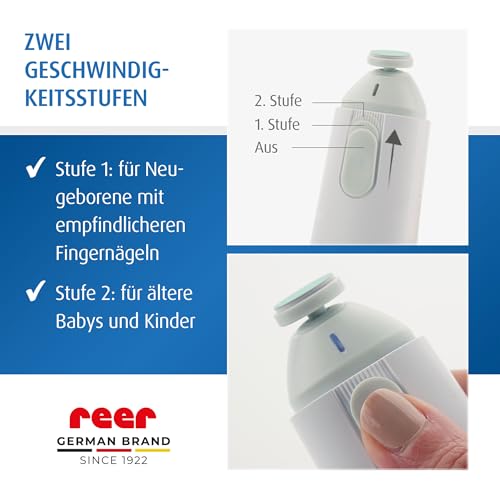 Reer elektrische Nagelfeile Baby Care – 5 Aufsätze