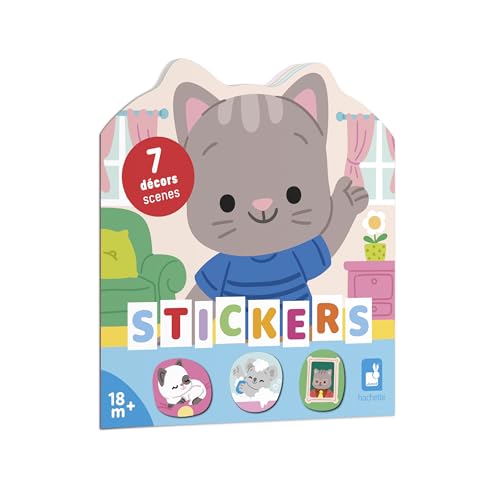 Janod Stickerheft mit wiederverwendbaren Stickern