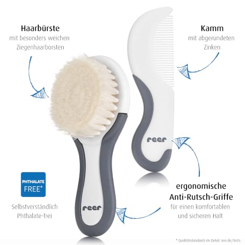 Reer BabyCare Haarpflege-Set mit Ziegenhaar – 2-teilig