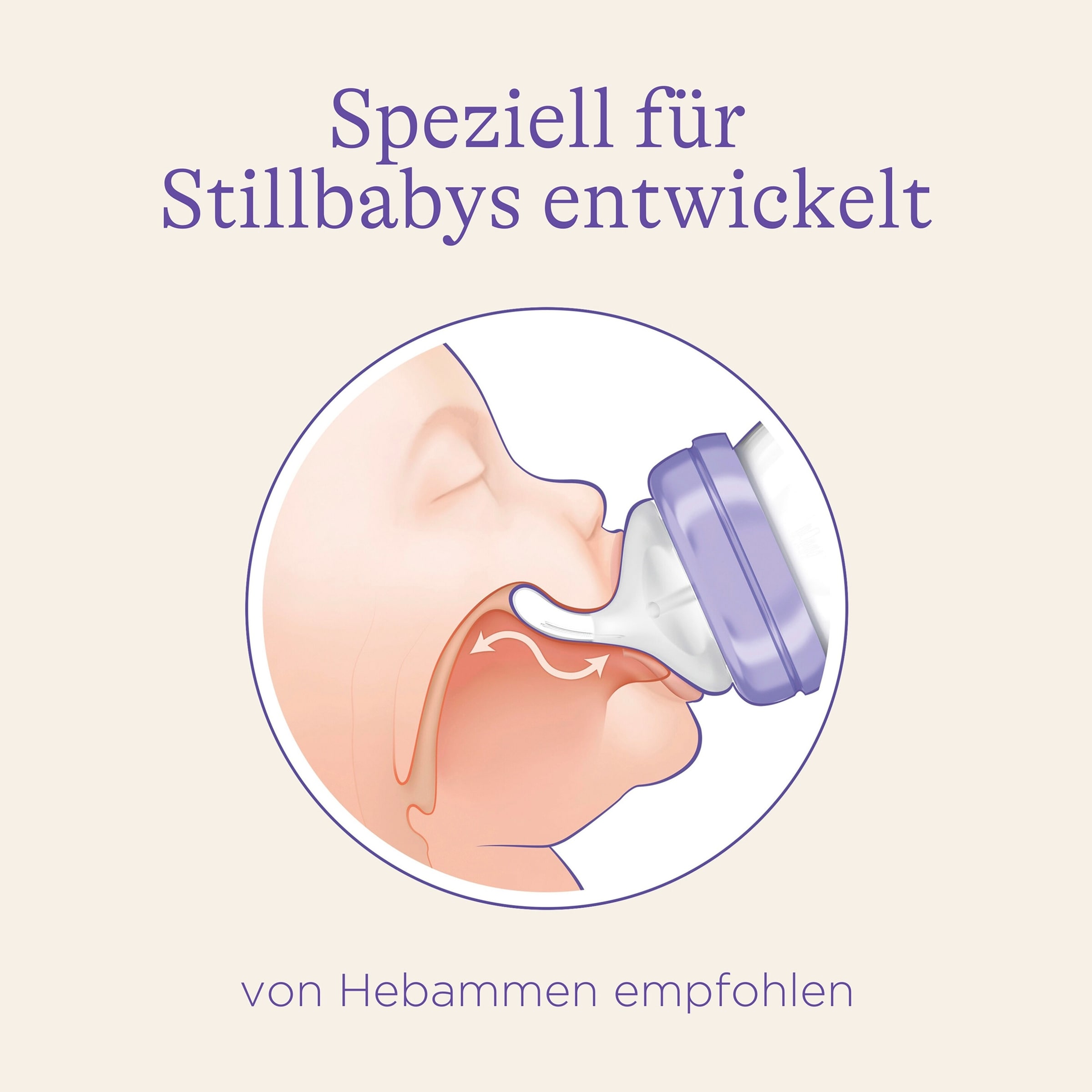 Lansinoh Glas-Babyflasche Anti-Kolik NaturalWave® – 240 ml