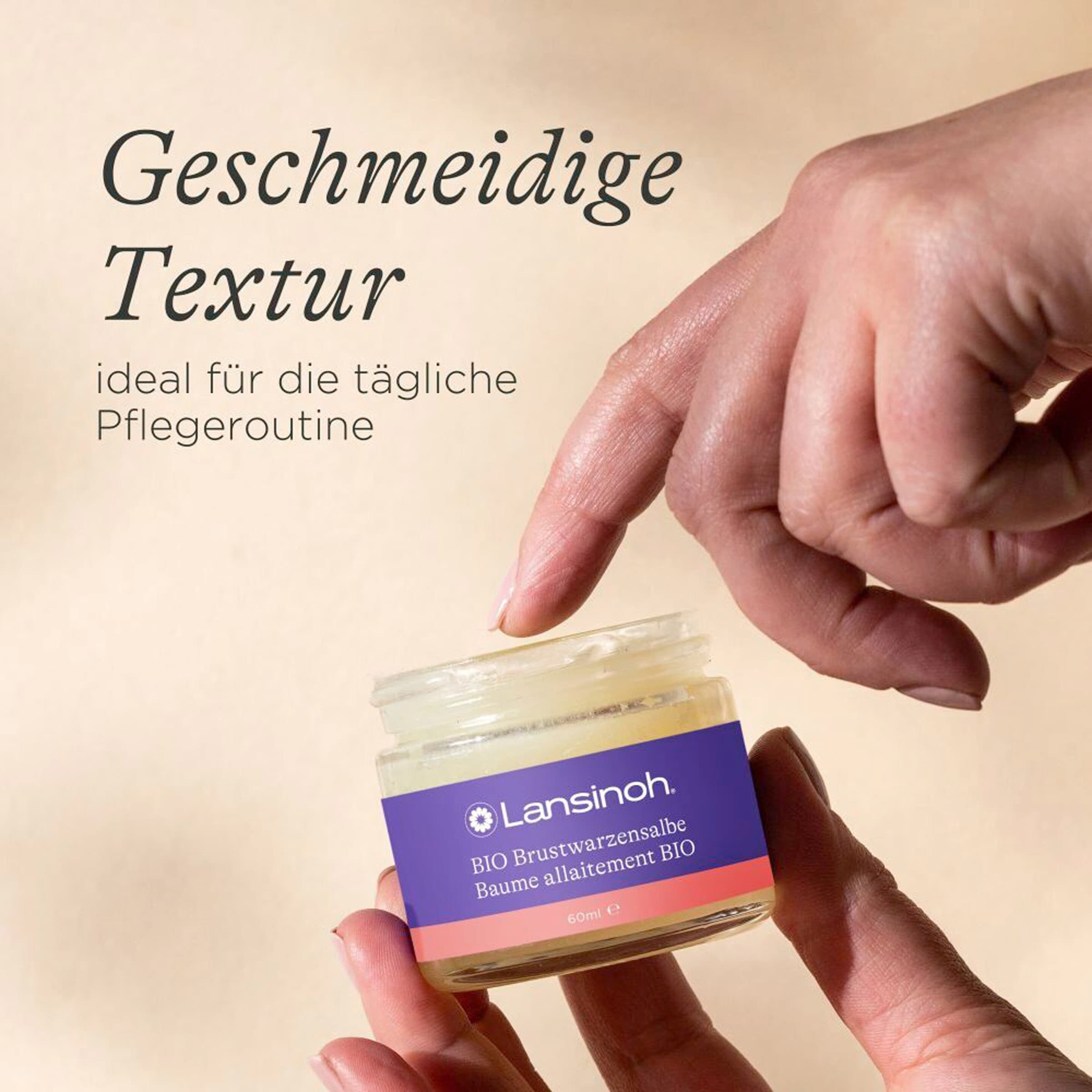 Lansinoh BIO Brustwarzensalbe – 60 ml