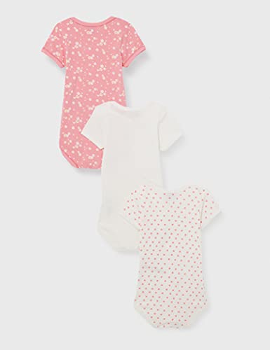 Petit Bateau Baby-Bodys aus Rippstrick, 3er-Pack – Mehrfarbig
