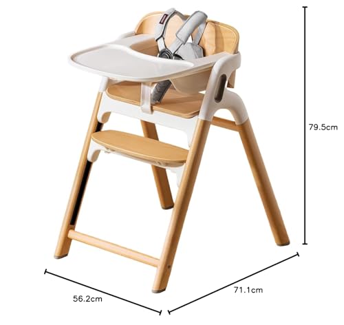 momcozy Hochstuhl DinerPal – 5-in-1, Naturholz