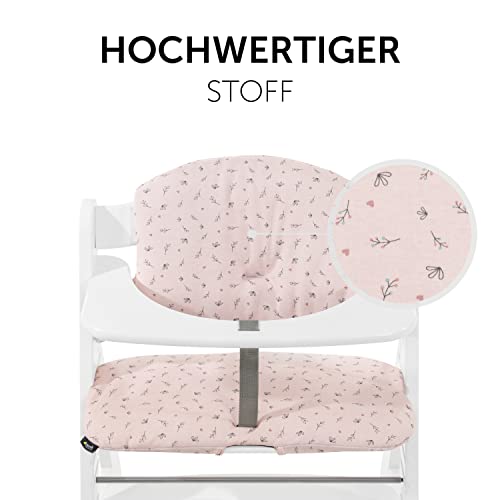 Hauck Hochstuhl-Sitzkissen Highchair Pad Select – Alpha+, Beta+ & Arketa – Flowers Rose
