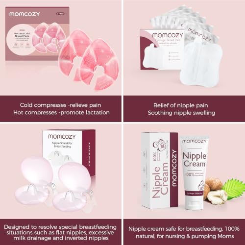 momcozy Brusttherapie-Kompressen wiederverwendbar – Rosa