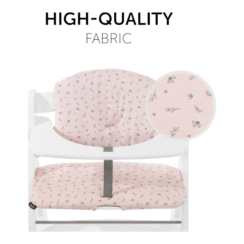 Hauck Hochstuhl-Sitzkissen Highchair Pad Select – Alpha+, Beta+ & Arketa – Flowers Rose