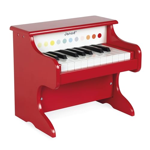 Janod Elektronisches Holzklavier Mein erstes Piano – Mehrfarbig