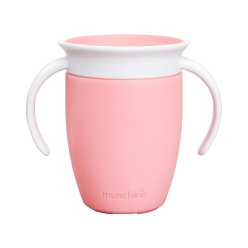 Munchkin Miracle 360° Trinklernbecher – Rosa, 207 ml