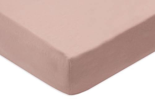 Jollein Jersey-Spannbettlaken 2er-Pack – Wild Rose/Ivory