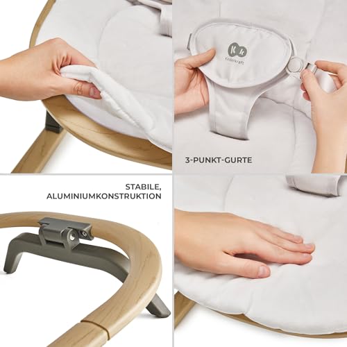 Kinderkraft ELSU 2in1 Babywippe und Ruhesessel