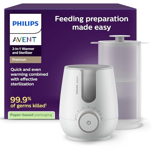 Philips Avent Premium 2-in-1 Flaschenwärmer und Sterilisator – SCF359/00