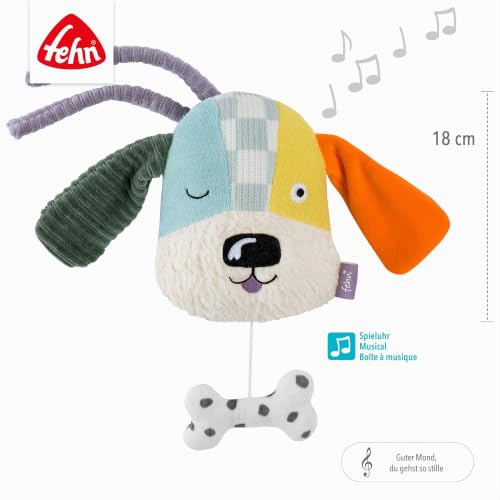 Fehn Mini-Spieluhr Hund – Guter Mond du gehst so stille