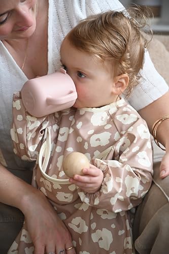 Beaba BÉABA Trinklernbecher 2-in-1 aus Silikon – Barbapapa