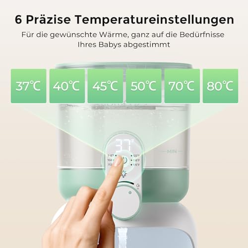 momcozy Flaschenzubereiter mit 6 Temperaturstufen – 1,69 l