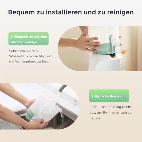 momcozy Flaschenzubereiter mit 6 Temperaturstufen – 1,69 l