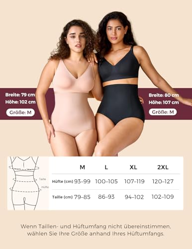 momcozy Bauchweg-Unterhose mit Kühleffekt – Schwarz, M
