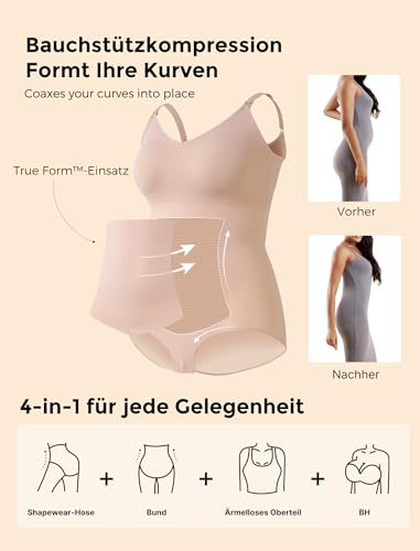 momcozy Shapewear-Miederbody WT003-1 mit Push-up – Hautfarbe, L